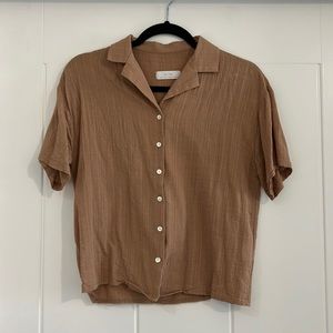 Tan blouse